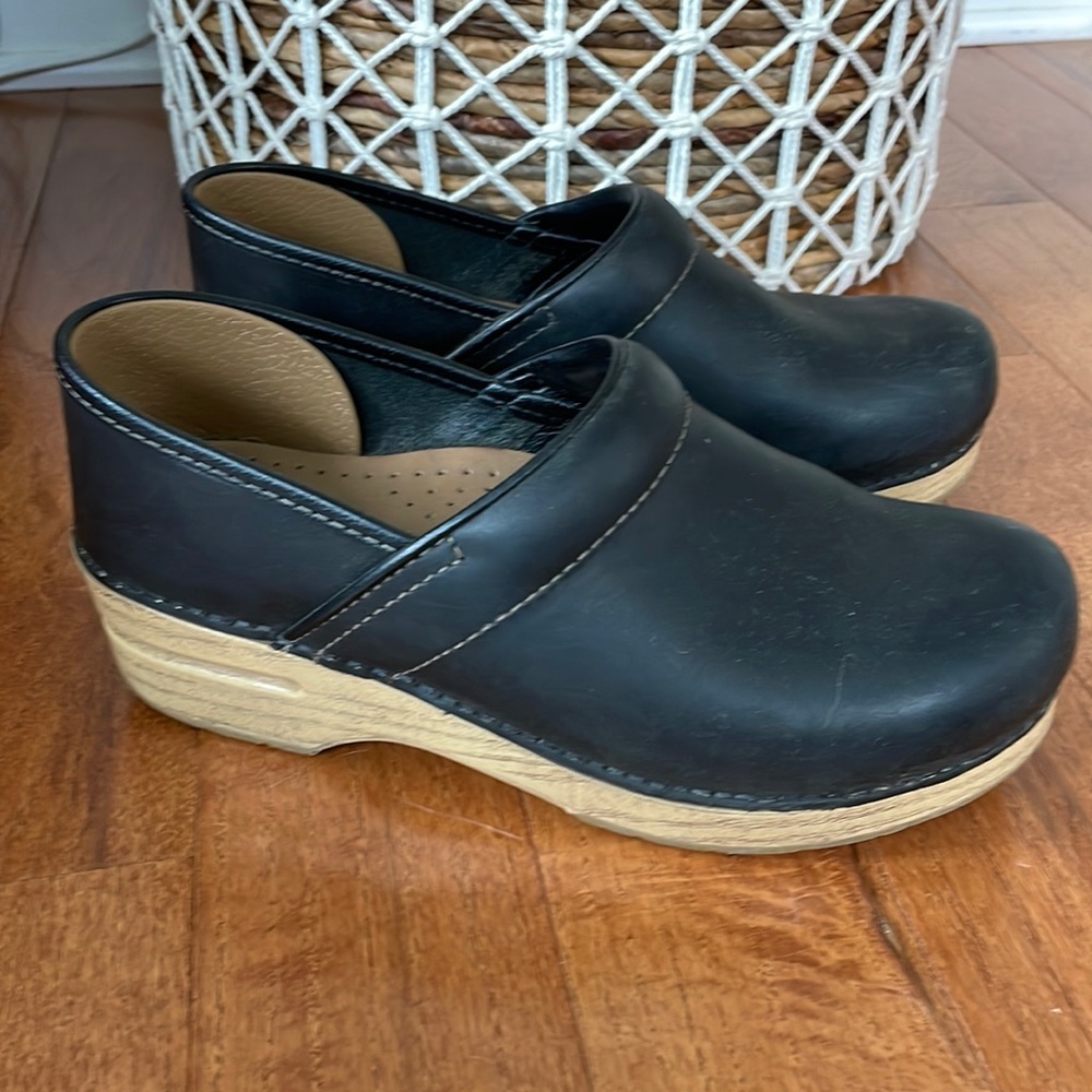 Dansko Clogs with Wood Sole